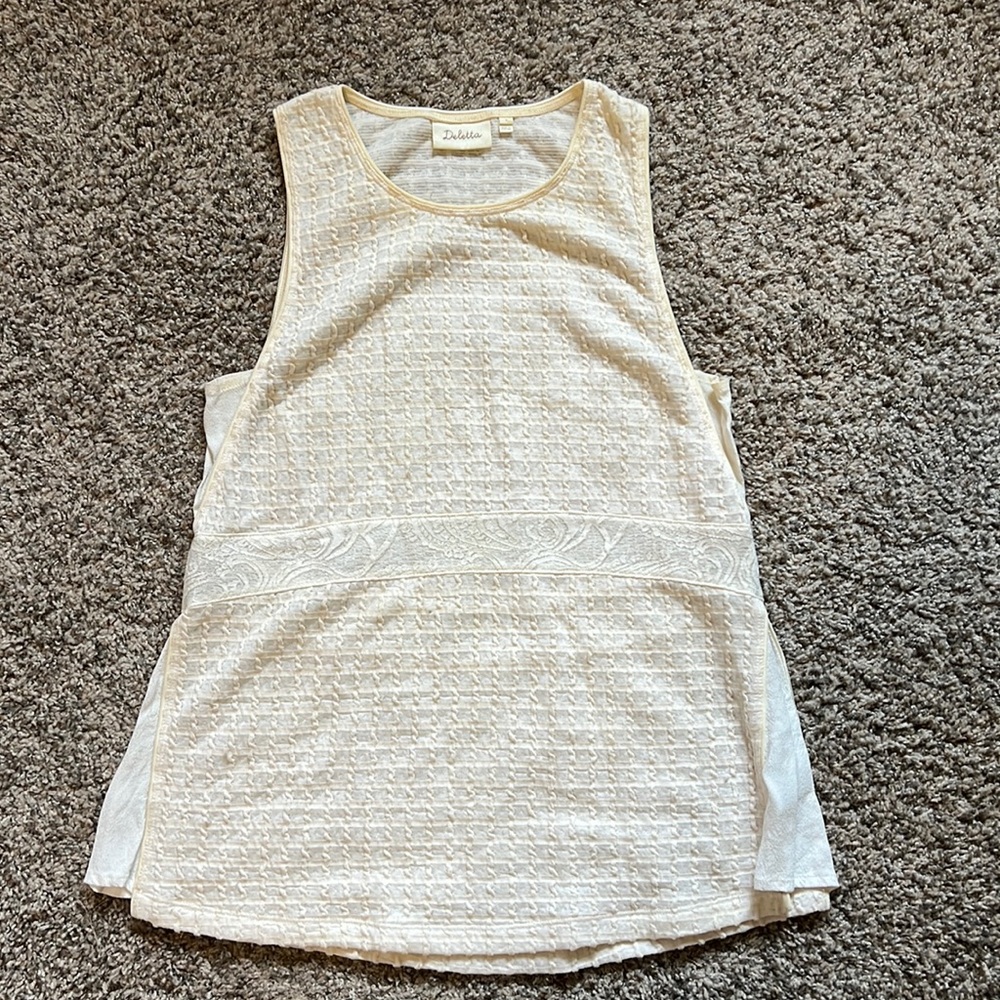 Deletta off white/cream shirt